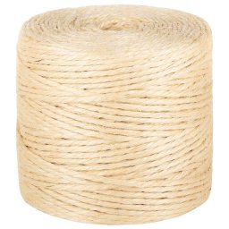 vidaXL Touw 4 mm 500 m 100% sisal