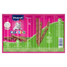 6x6g Cat Stick Healthy Kip & kattengras Vitakraft Kattensnacks