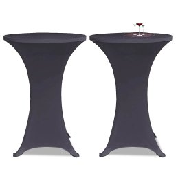 vidaXL Tafelhoes stretch 4 st 80 cm antraciet