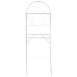 vidaXL Badkamerrek 60x33x174 cm wit