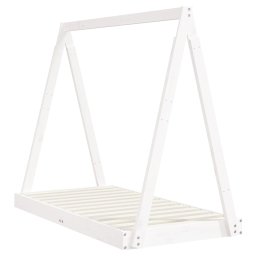 vidaXL Kinderbedframe 70x140 cm massief grenenhout wit