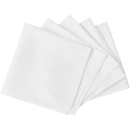 vidaXL Servetten wit 10 stuks 50 x 50 cm
