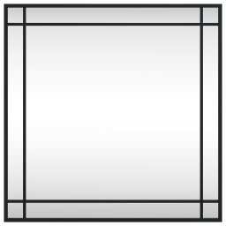 vidaXL Wandspiegel vierkant 60x60 cm ijzer zwart