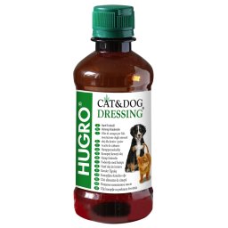 250ml Hugro Hennep-Voederolie voor Hond/Kat/Knaagdier