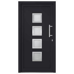 vidaXL Voordeur 98x208 cm antraciet
