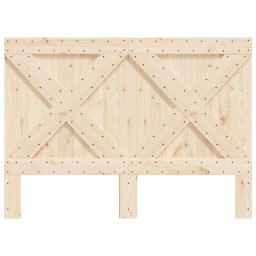 vidaXL Hoofdbord 140x104 cm massief grenenhout