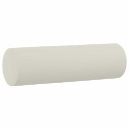 vidaXL Sierkussens 2 st 15x50 cm fluweel crèmekleurig