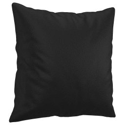 vidaXL Sierkussens 2 st 40x40 cm kunstleer zwart