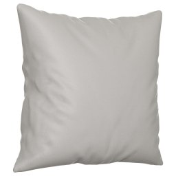 vidaXL Sierkussens 2 st 40x40 cm microvezelstof lichtgrijs
