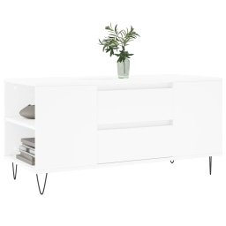 vidaXL Salontafel 102x44,5x50 cm bewerkt hout wit