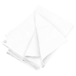 vidaXL Dekzeil 180 g/m² 6x6 m HDPE wit