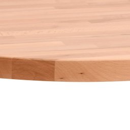 vidaXL Tafelblad rond Ø90x2,5 cm massief beukenhout