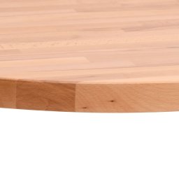 vidaXL Tafelblad rond Ø80x2,5 cm massief beukenhout