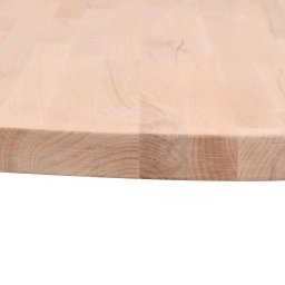 vidaXL Tafelblad rond Ø80x2,5 cm massief beukenhout
