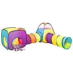vidaXL Kinderspeeltent met 250 ballen 190x264x90 cm meerkleurig