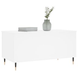 vidaXL Salontafel 90x44,5x45 cm bewerkt hout wit