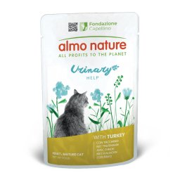 6 x 70 g Almo Nature Holistic Urinary Help met kalkoen natvoer voor katten