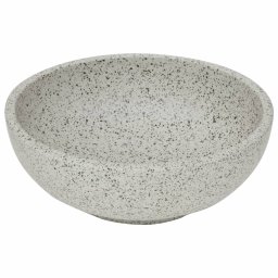 vidaXL Opzetwasbak rond Φ41x14 cm keramiek grijs