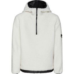 Rains - maat S/M- Fleece Pullover Hoodie - Off White - Unisex