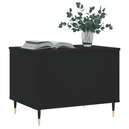 vidaXL Salontafel 60x44,5x45 cm bewerkt hout zwart