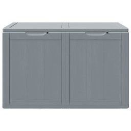 vidaXL Tuinbox 180 L PP houtlook grijs