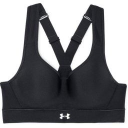 Under Armour Warp Knit High Impact Bra Dames Sport BH - Zwart - Maat 85A