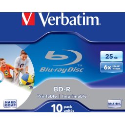 Verbatim 43713 Blu-ray BD-R disc 25 GB 10 stuk(s) Jewelcase Bedrukbaar
