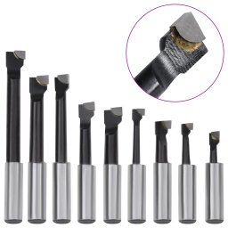 vidaXL 15-delige Boorgereedschapsset met F1-12 MT2-M10 boorkop 50 mm
