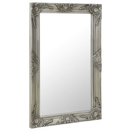 vidaXL Wandspiegel barok stijl 50x80 cm zilverkleurig