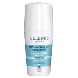 Celenes by Sweden Mineral Roll-On Deodorant Thermal Unscented