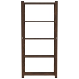 vidaXL Opbergrek 5-laags 80x38x170 cm massief grenenhout bruin