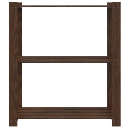 vidaXL Opbergrek 3-laags 80x38x90 cm massief grenenhout bruin