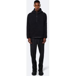 Rains - maat L/XL - Fleece Pullover Hoodie - Black - Unisex