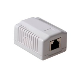 ACT FA5005 Modulair opbouwdoos shielded 1-voudig CAT5E