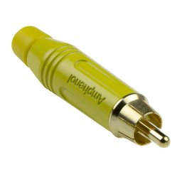 Amphenol ACPR-YEL RCA Connector | Male | Geel
