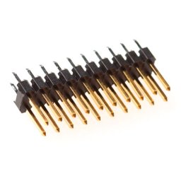 MPE-Garry 12 0087 000 55 - 72 polige PCB contactstrip met 2,54 mm rastermet 2,54 mm raster