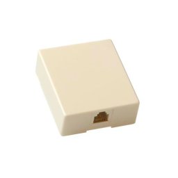 ACT TD1704 Telefonie Wandcontactdoos Opbouw Connector 1x RJ-11