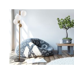 Staande lamp FAZANA 4 lampen goud