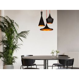 Hanglamp ELMER 3 lampen zwart