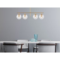 Hanglamp ROESELARE 4 lampen goud