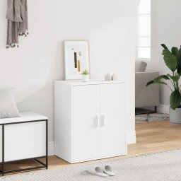 vidaXL Schoenenkast 60x35x70 cm bewerkt hout wit