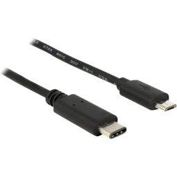 Delock - USB-C Male naar USB 2.0 Micro Male - 1 m