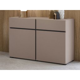 Commode CROSSAIR 2 deuren 2 lades taupe