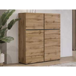 Commode CROSSAIR 4 deuren wotan eik