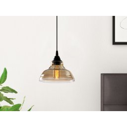 Hanglamp DILBEEK 1 lamp zwart