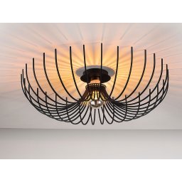Plafondlamp ASPRILLA 1 lamp zwart