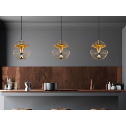 Hanglamp YANDUA 1 lamp goud