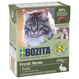 6x370g Stukjes in Gelei met Konijn Bozita Kattenvoer