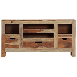 vidaXL Dressoir 100x30x50 cm massief acaciahout grijs