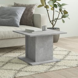 vidaXL Salontafel 55,5x55,5x40 cm bewerkt hout betongrijs
